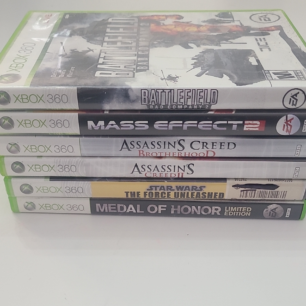 XBOX 360 6 Video Game Collection